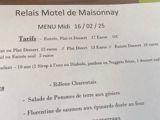 Relais Motel de Maisonnay