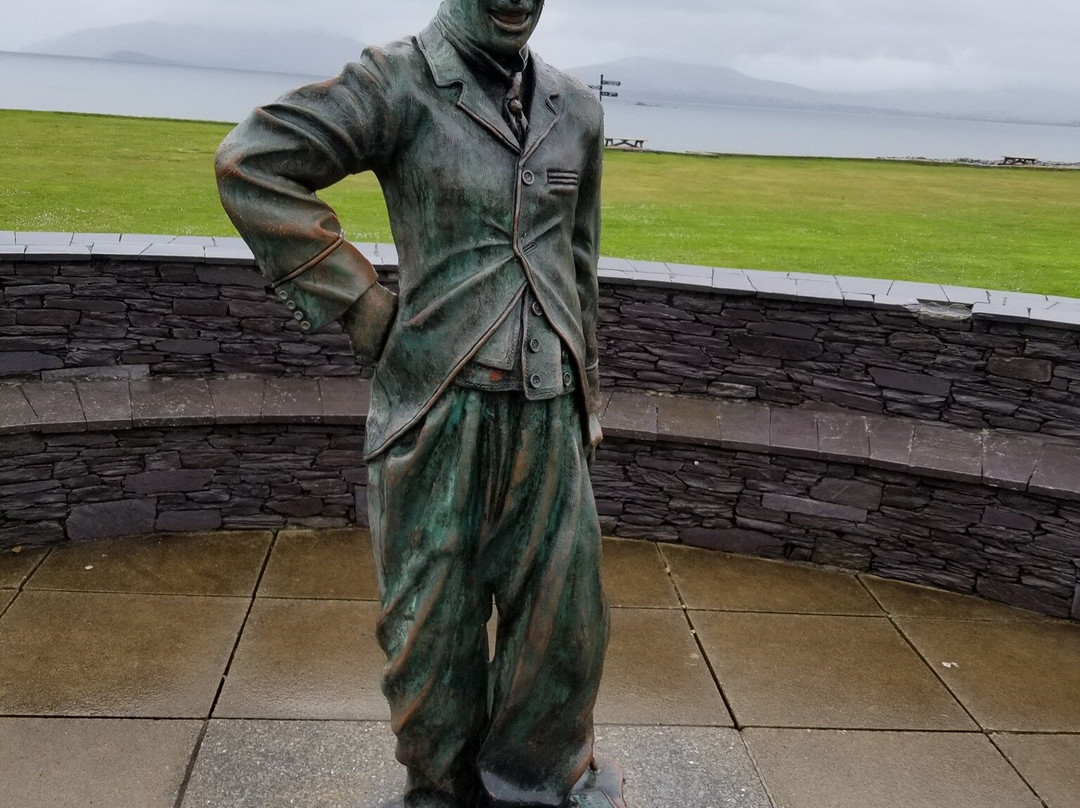Charlie Chaplin Statue-Waterville必去景点