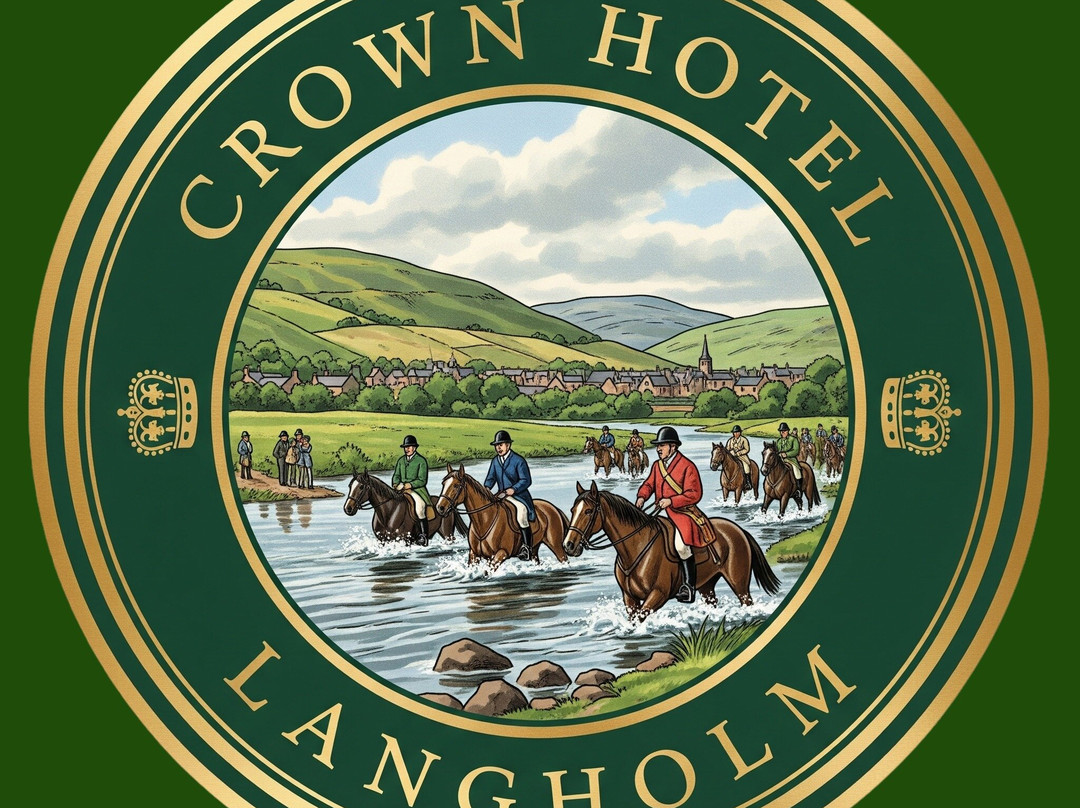 Langholm酒店住宿-Crown Hotel, Langholm