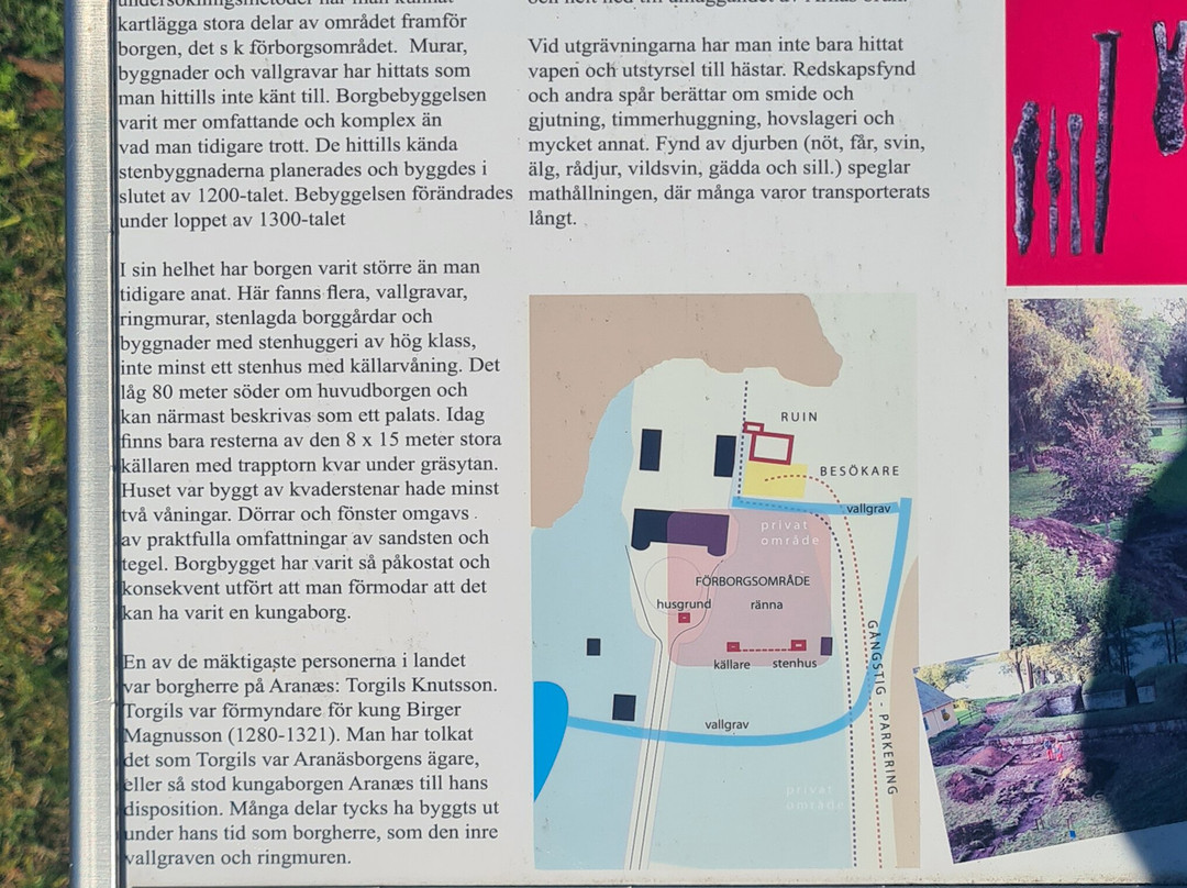 Aranäs Borgruin-Mariestad必去景点