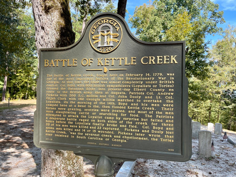Kettle Creek Battlefield-Washington必去景点