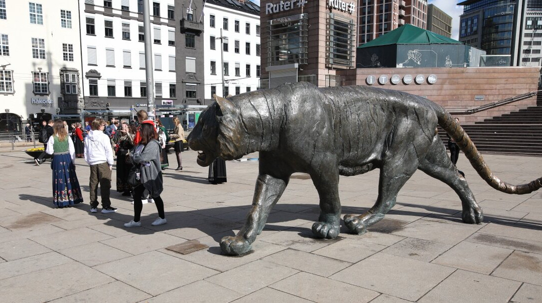 Tigeren på Jernbanetorget-奥斯陆必去景点