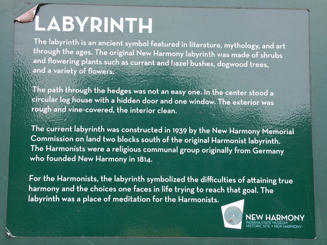 The Labyrinth State Memorial-New Harmony必去景点