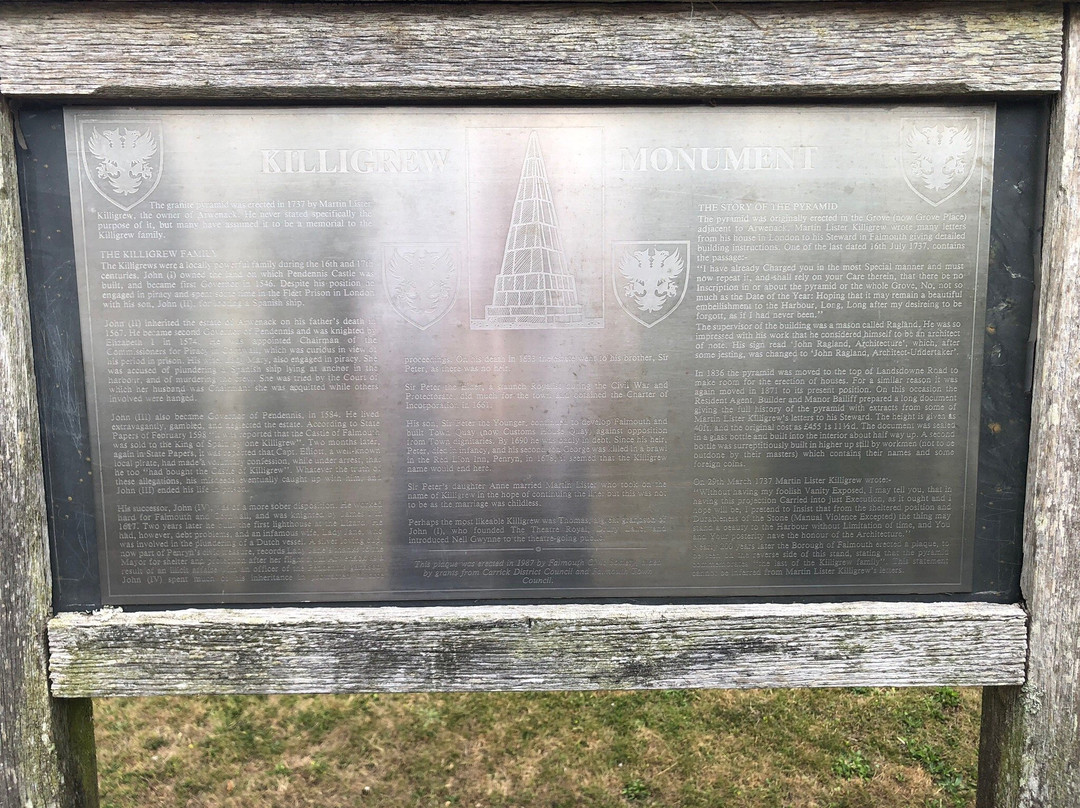 Killigrew Monument-法尔茅斯必去景点