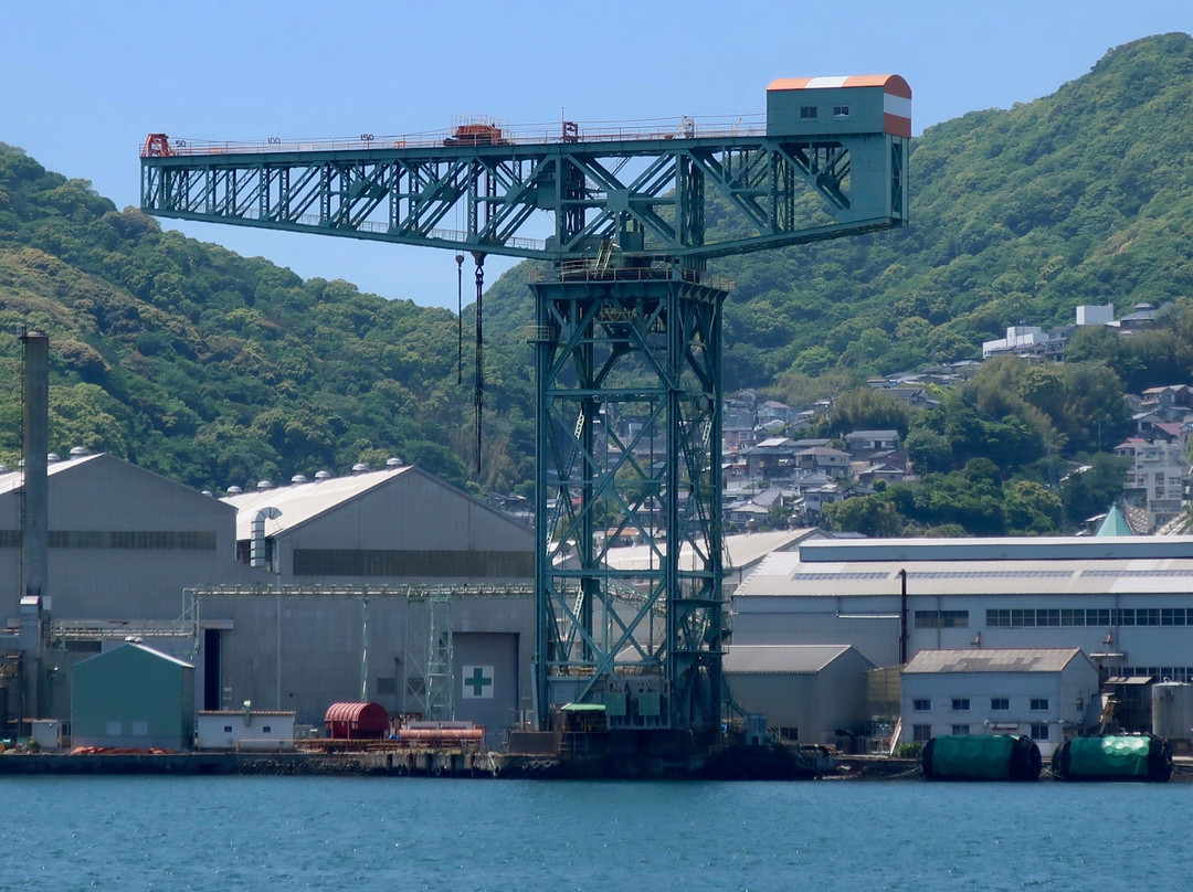 Mitsubishi Nagasaki Shipyard Giant Cantilever Crane-长崎市必去景点