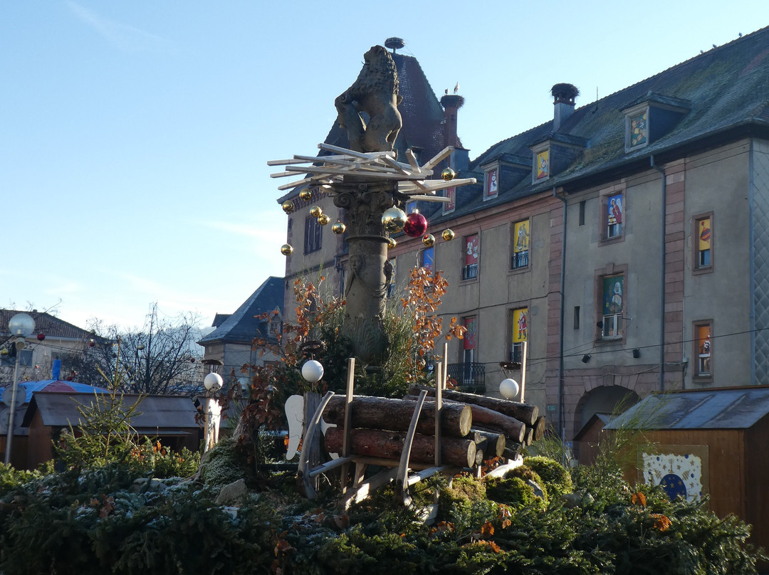 La place du Marché à Munster景点图片