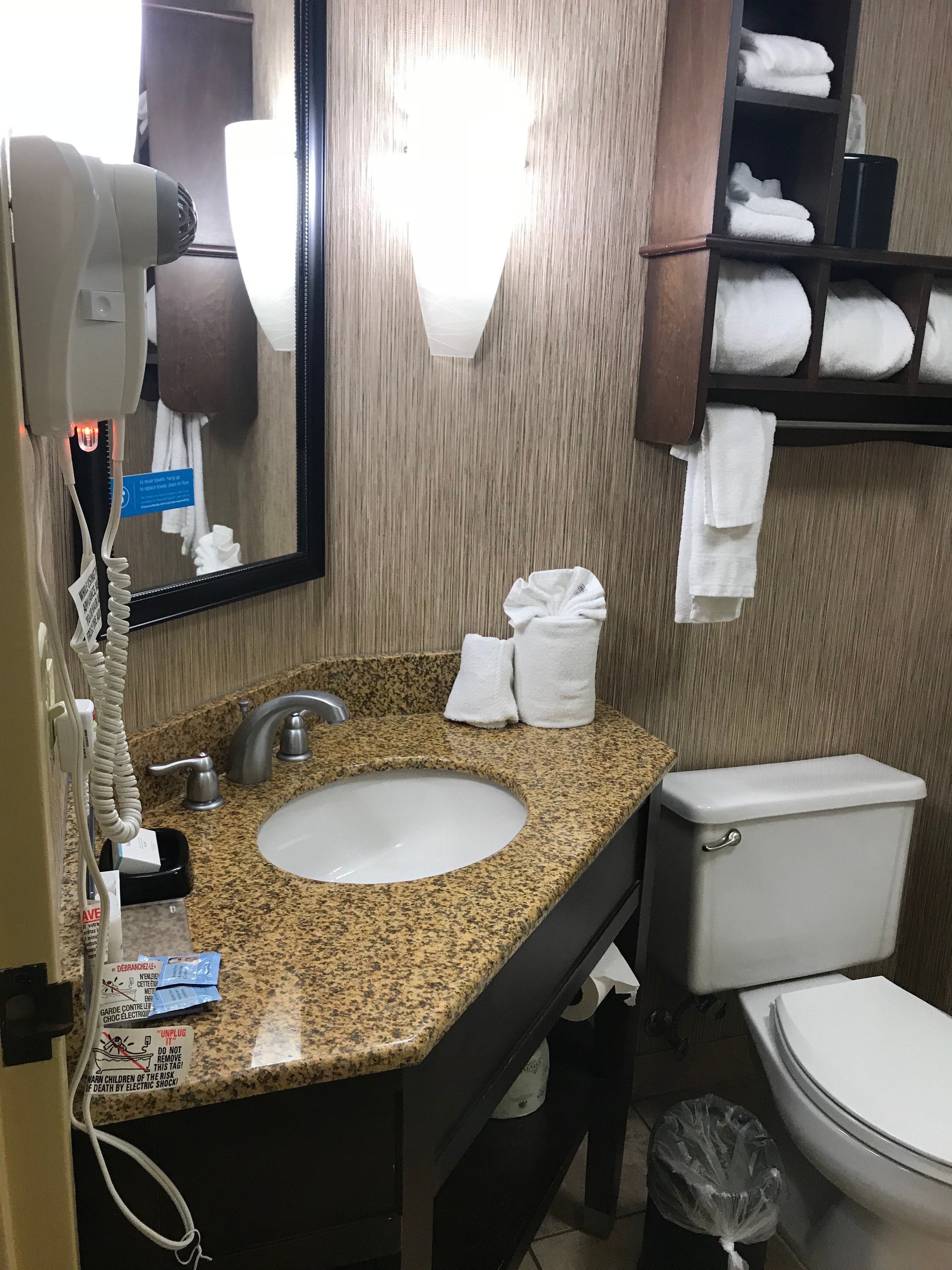 Hampton Inn Champaign/Urbana-浴室