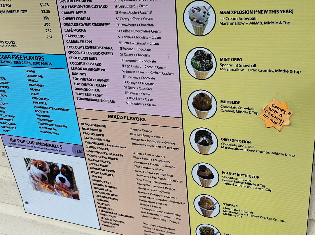 Sharon's Shaved Ice Snowballs