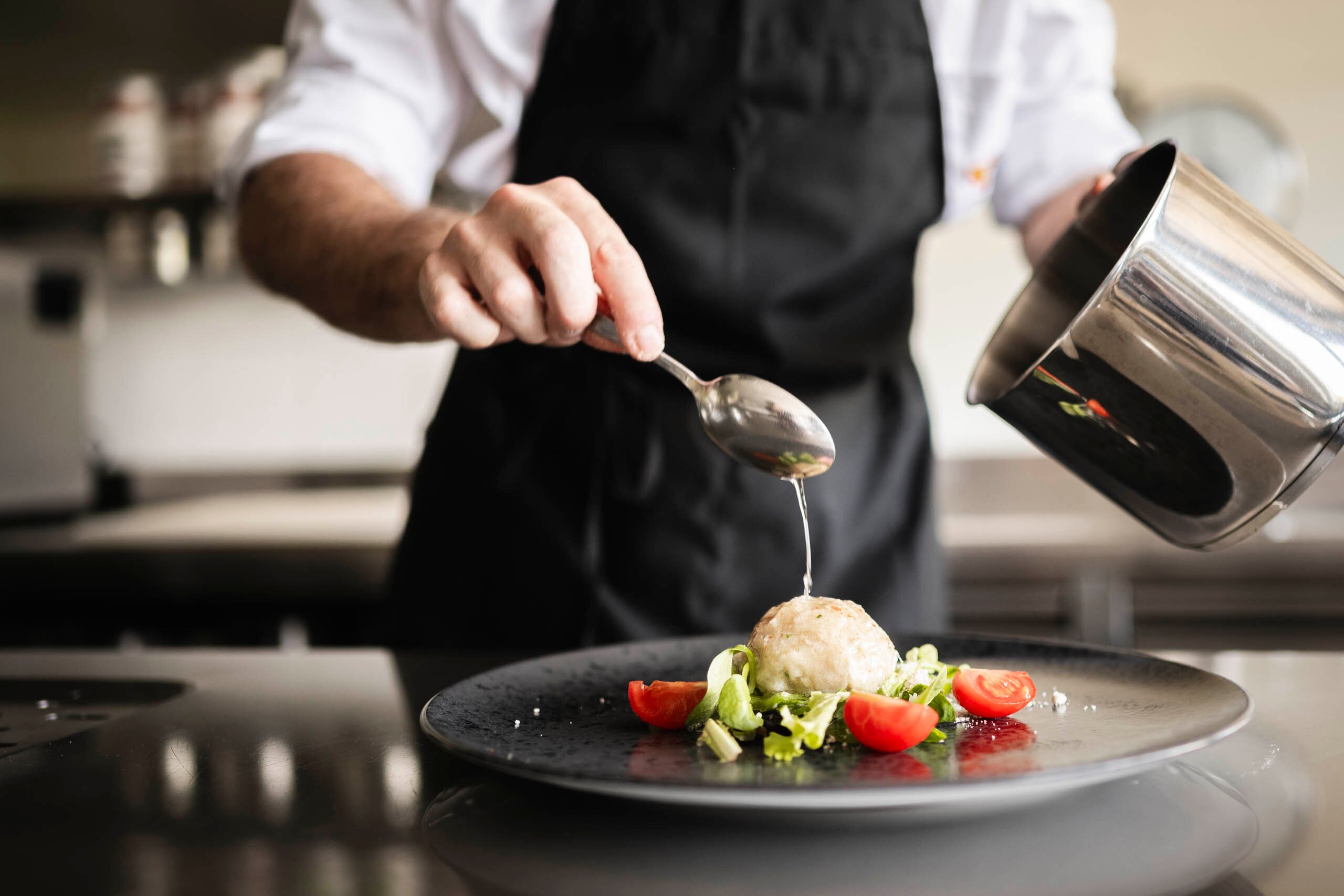 蒂内斯阿尔卑斯休闲木屋-餐饮