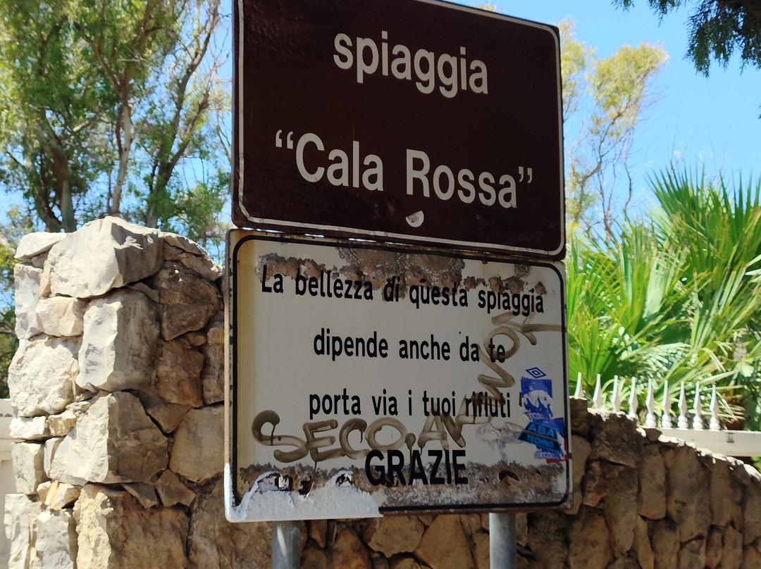 Spiaggia Cala Rossa-Terrasini必去景点