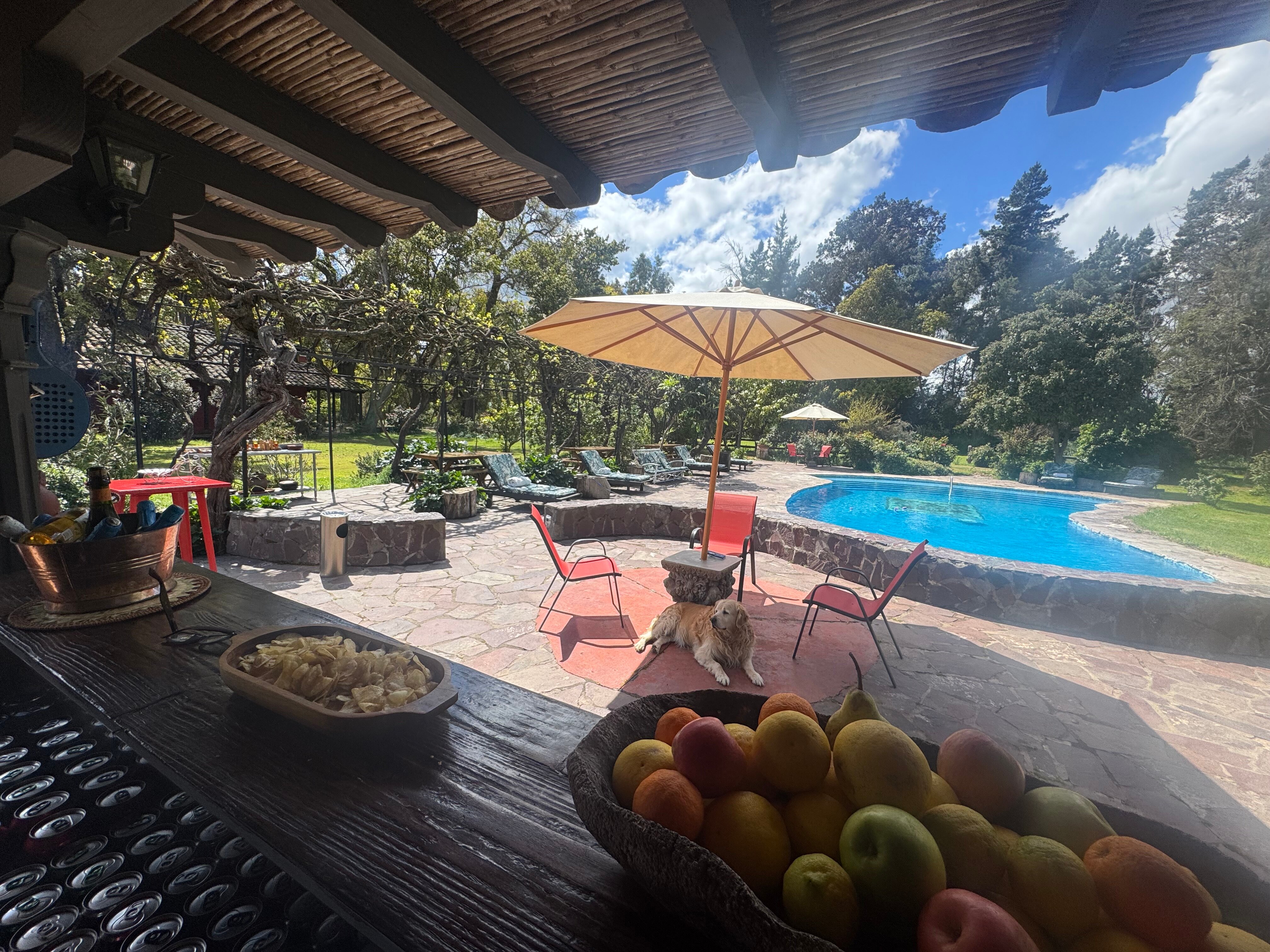 Casona Lo Aguirre-泳池