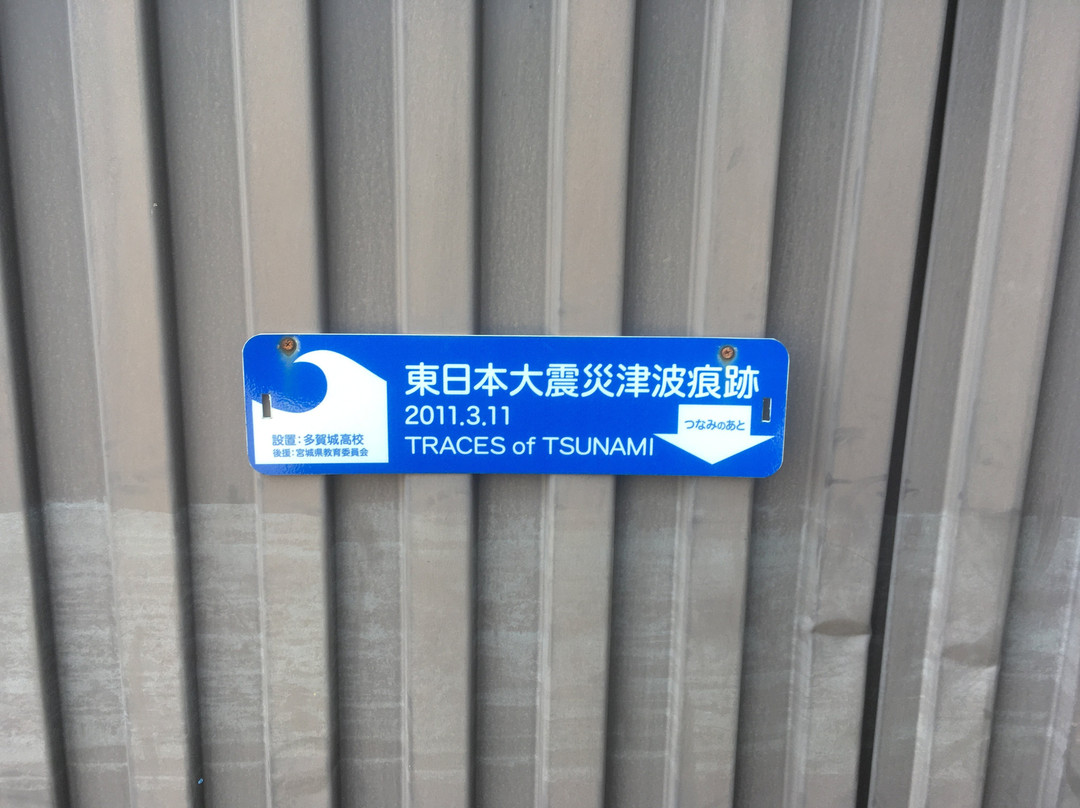 Tagajo City Wave Height Sign