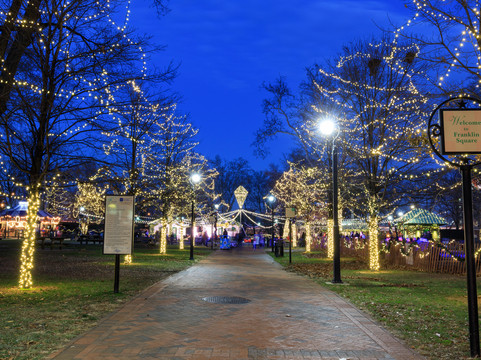富兰克林广场-费城必去景点