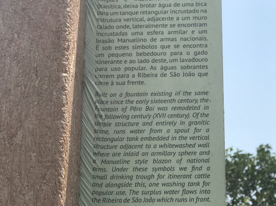 Fonte do Pêro Boi-Castelo de Vide必去景点