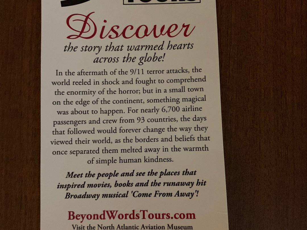 Beyond Words Tours-Gander必去景点