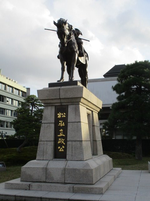 Horse-Riding Matsudaira Naomasa Statue-松江市必去景点
