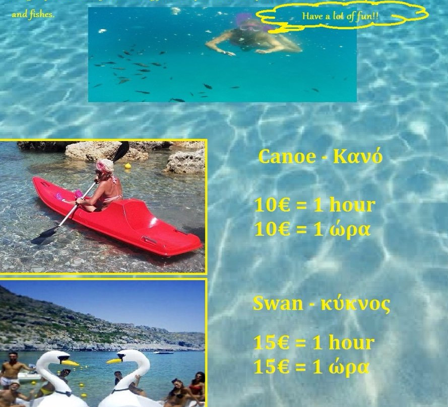 Sandra's Sea Fun-罗德斯必去景点