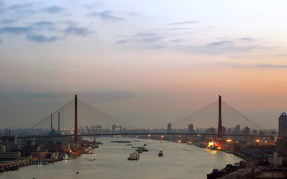 杨浦大桥-上海市必去景点