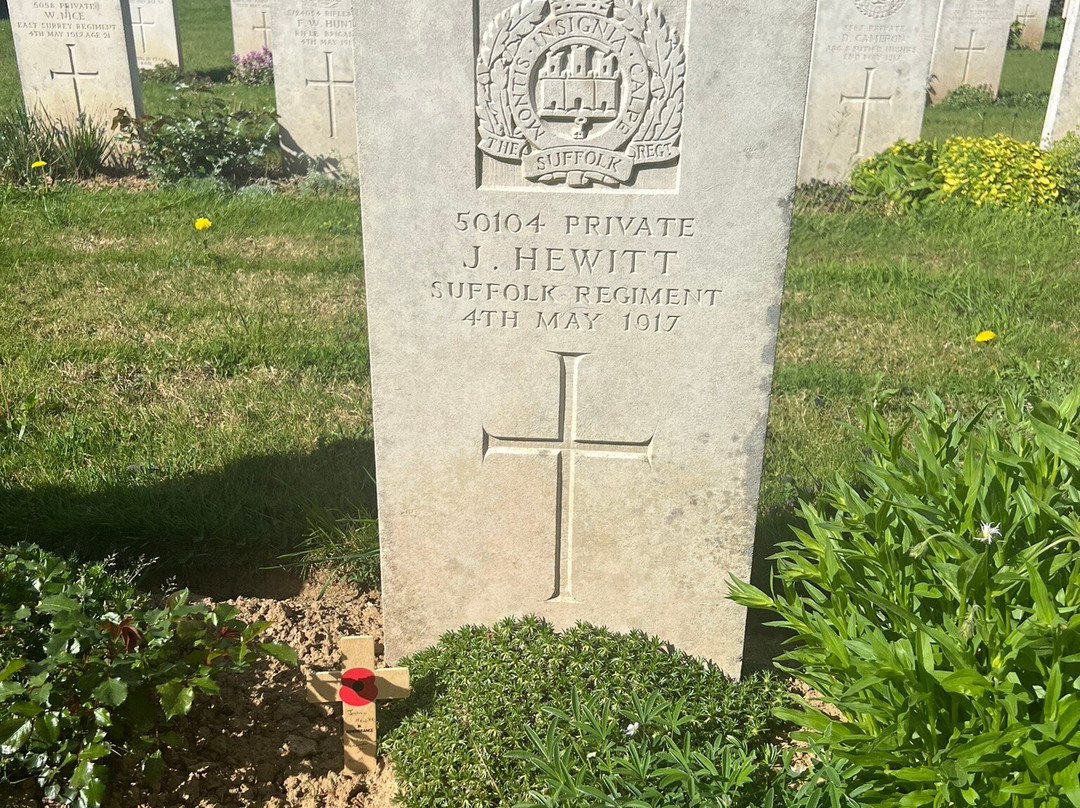 Warlincourt Halte British War Cemetery-Saulty必去景点
