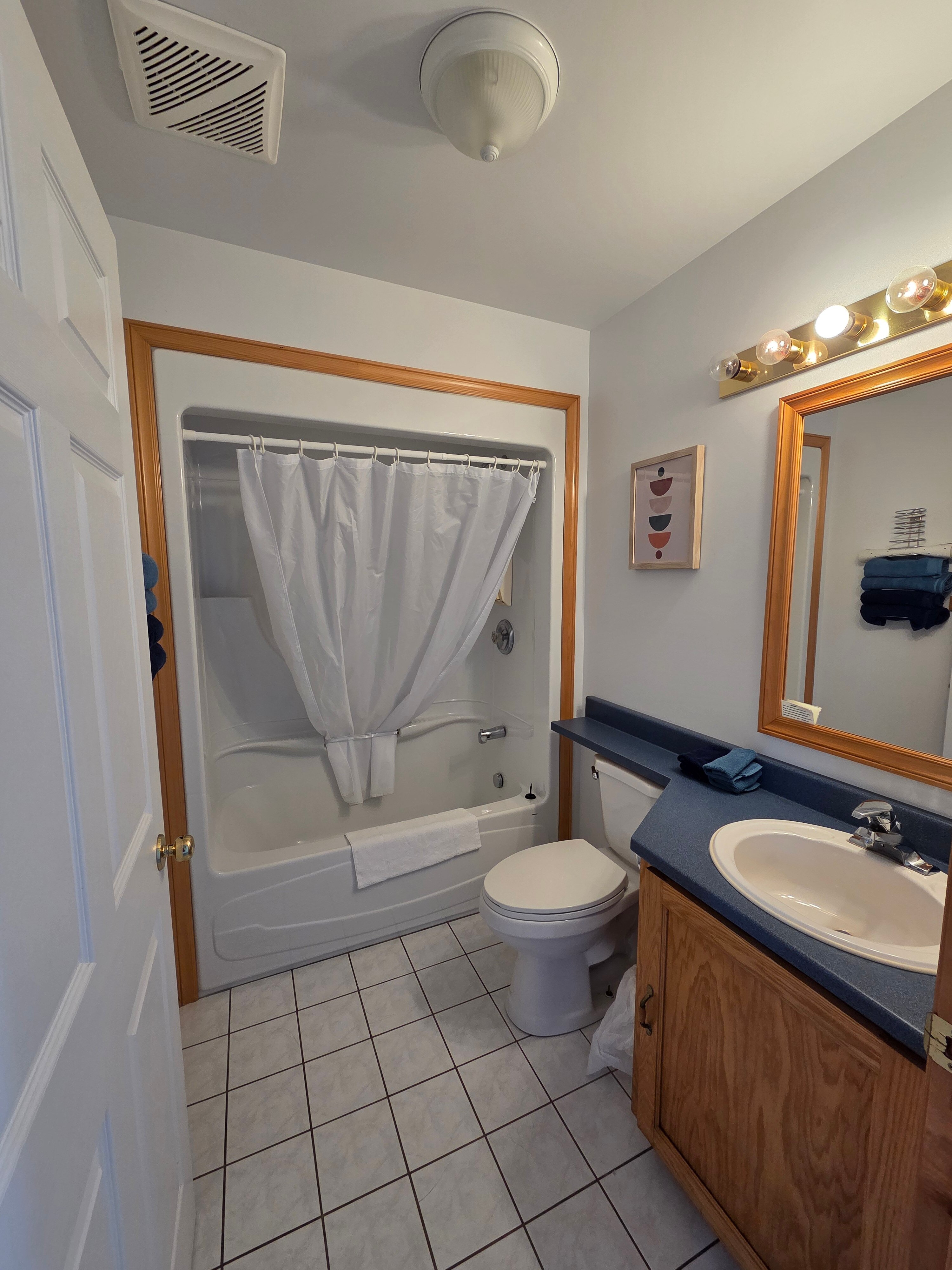 海景汽车旅馆和小木屋-浴室