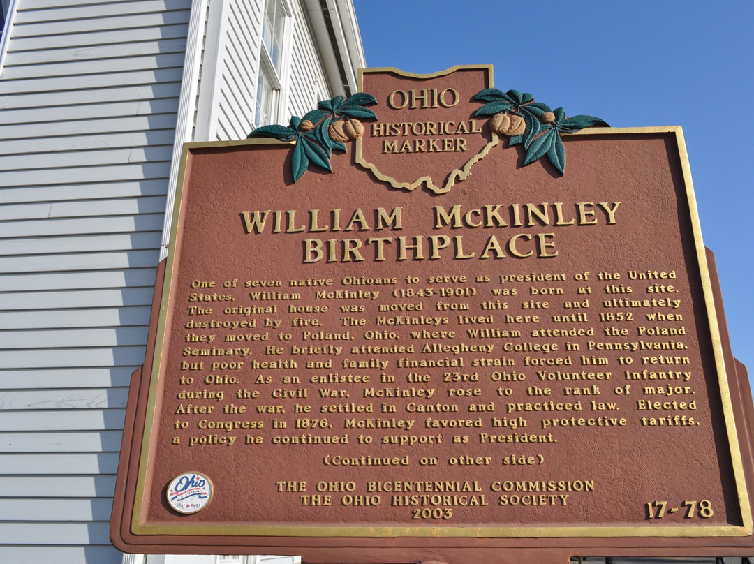 McKinley Birthplace Home and Research Center-Niles必去景点