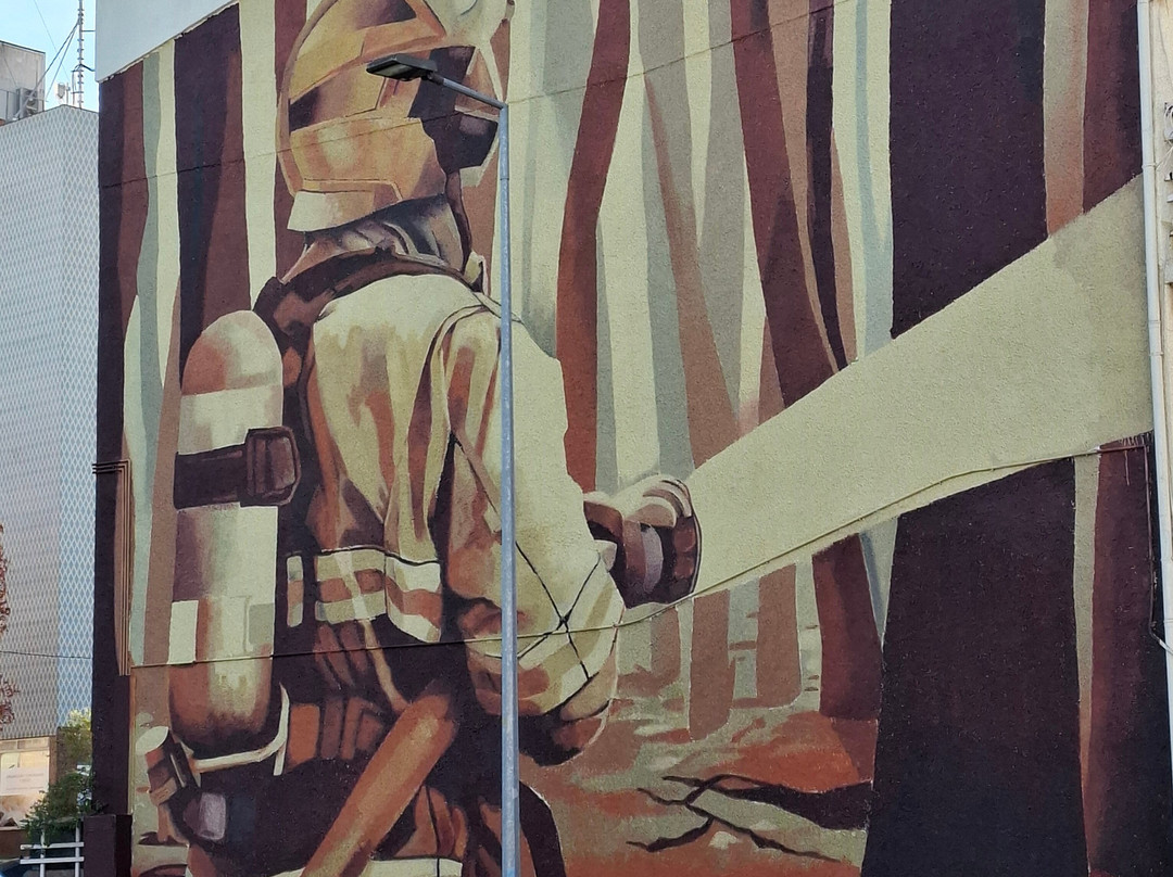 Mural ao Bombeiro-Pombal必去景点