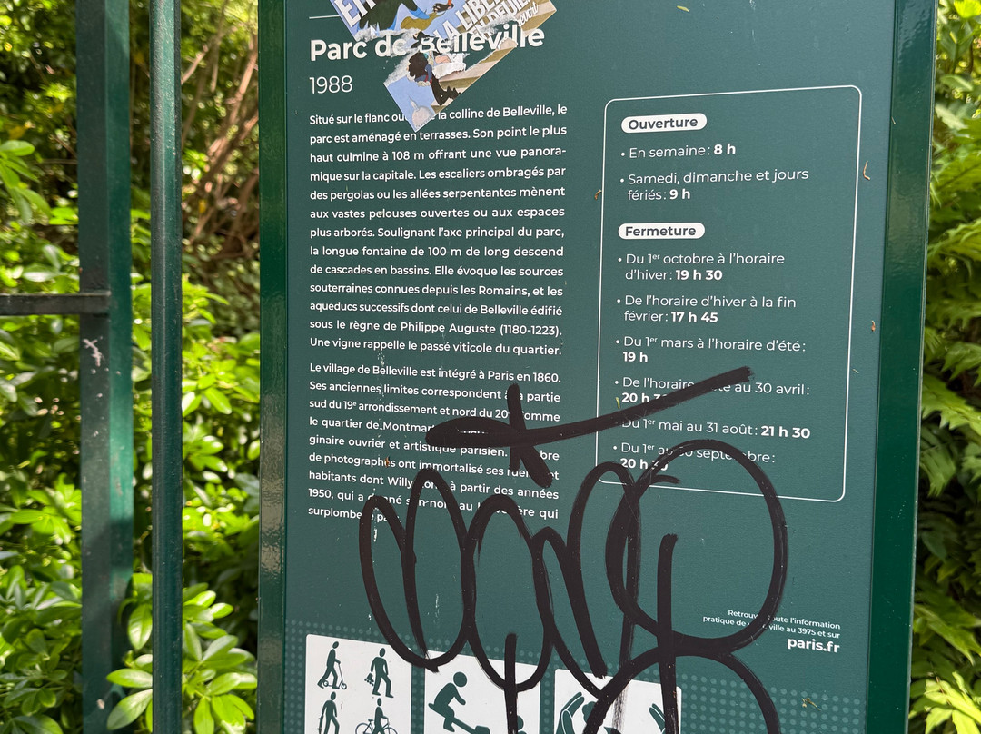 贝尔维尔公园-巴黎必去景点