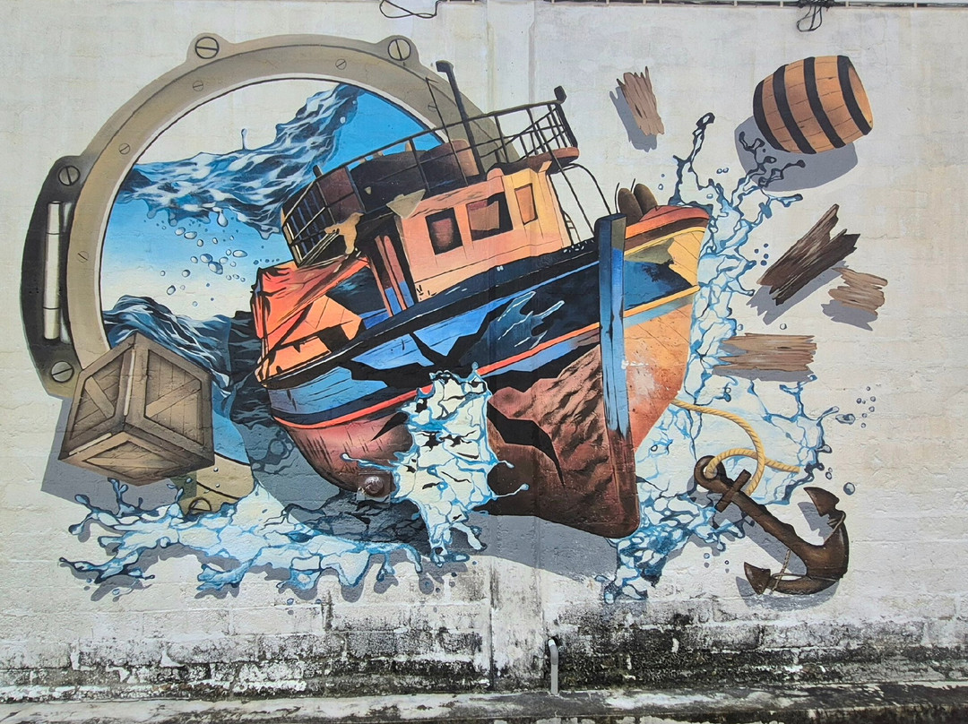 3D Street Art Zebra Crossing