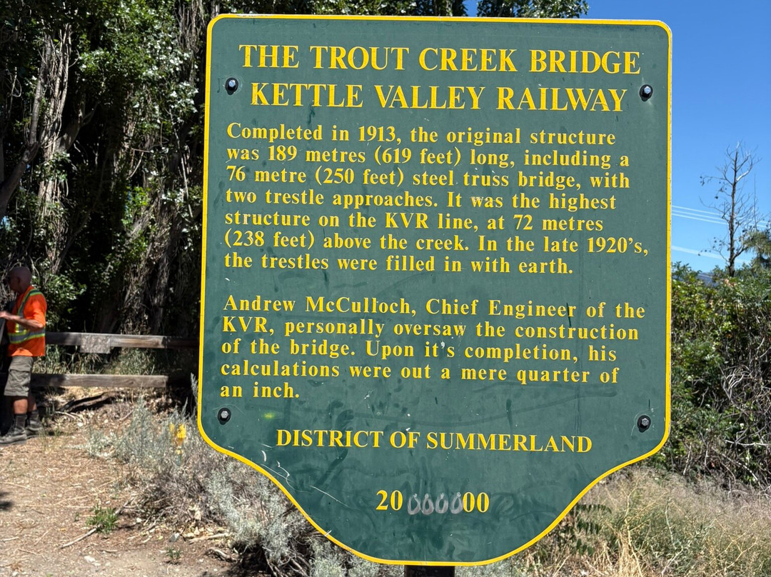 Kettle Valley Steam Railway-萨默兰必去景点