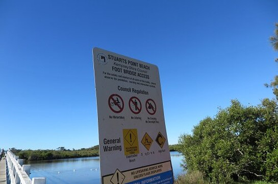 Stuarts Point Beach & Footbridge