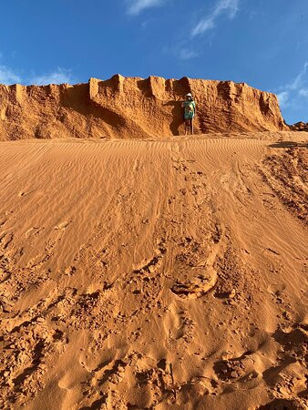 Falesias vermelhas-Canoa Quebrada必去景点