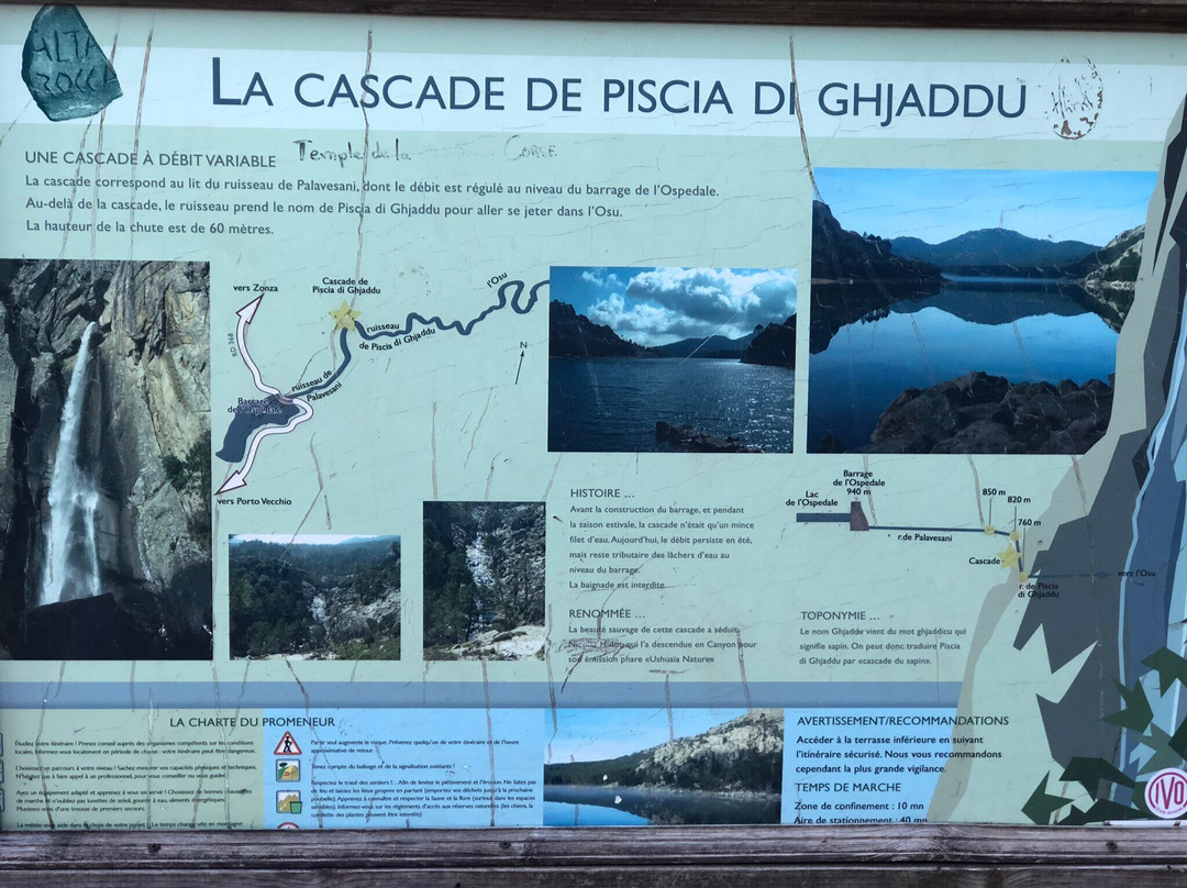 Cascade de Piscia景点图片