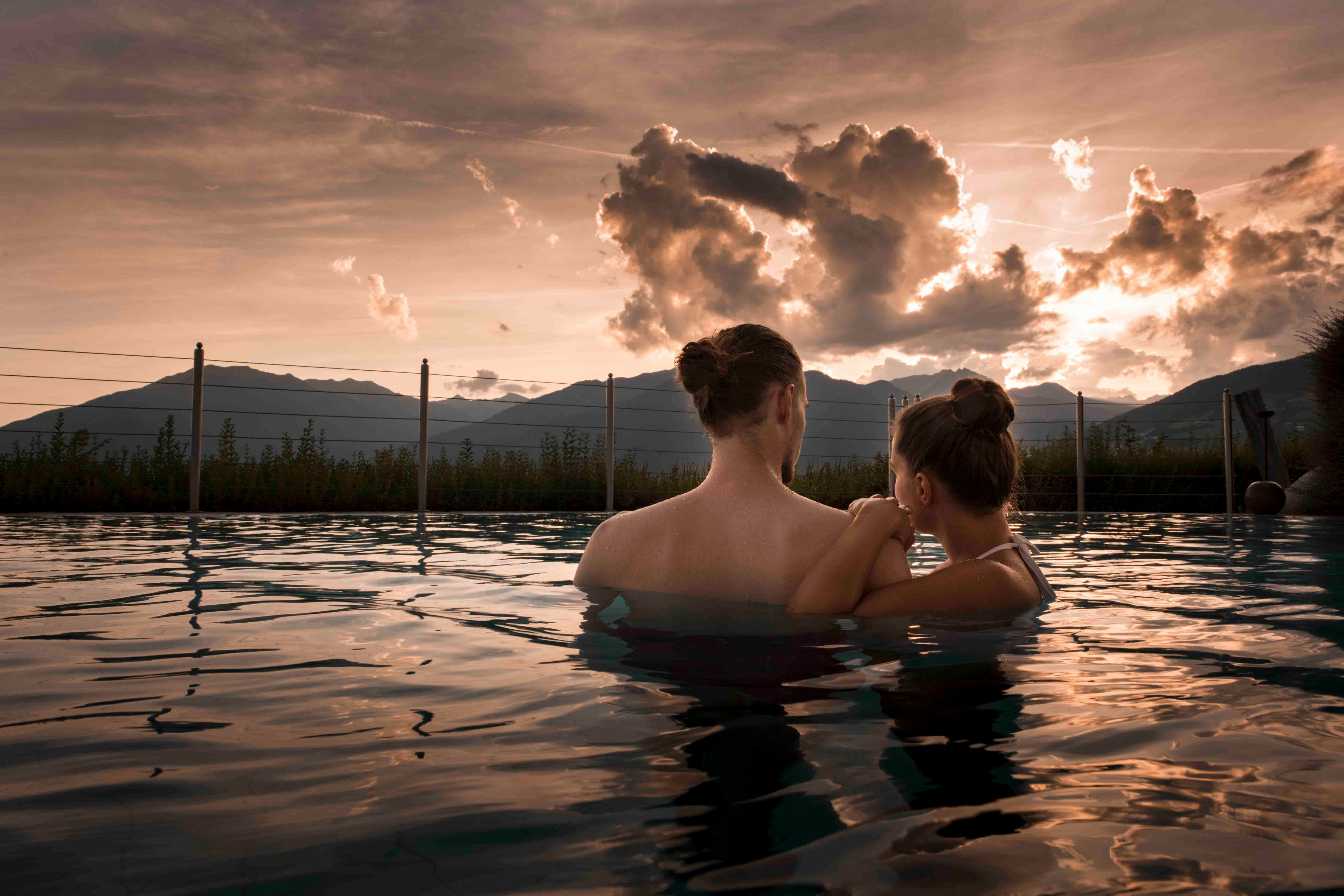 Mountain Spa Hotel Schönblick-泳池