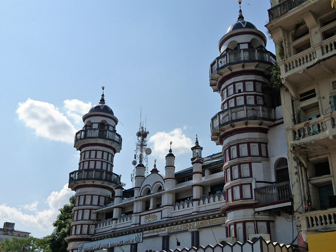 Bengali Sunni Jameh Mosque-仰光必去景点