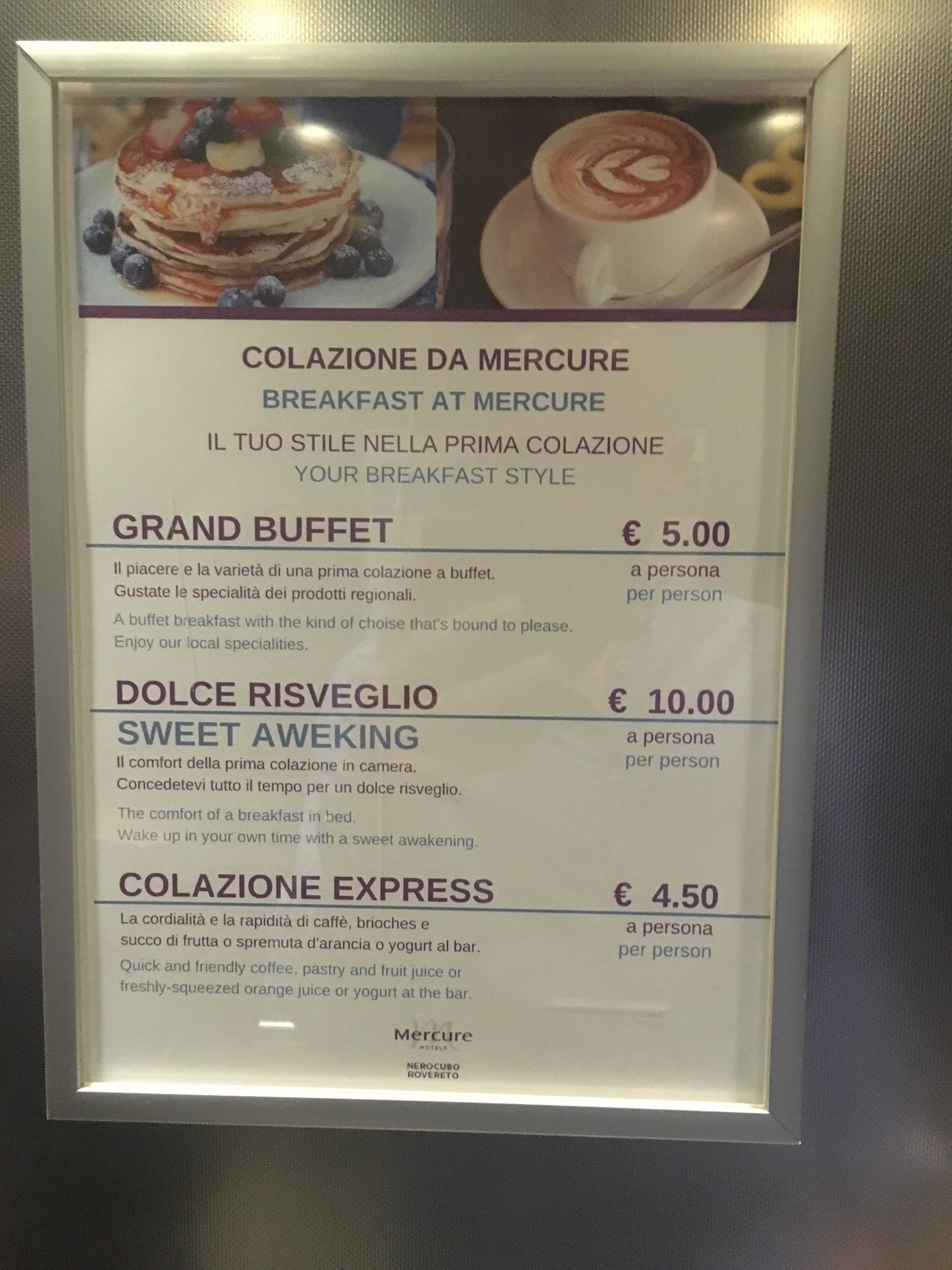 Mercure Nerocubo Rovereto-餐饮