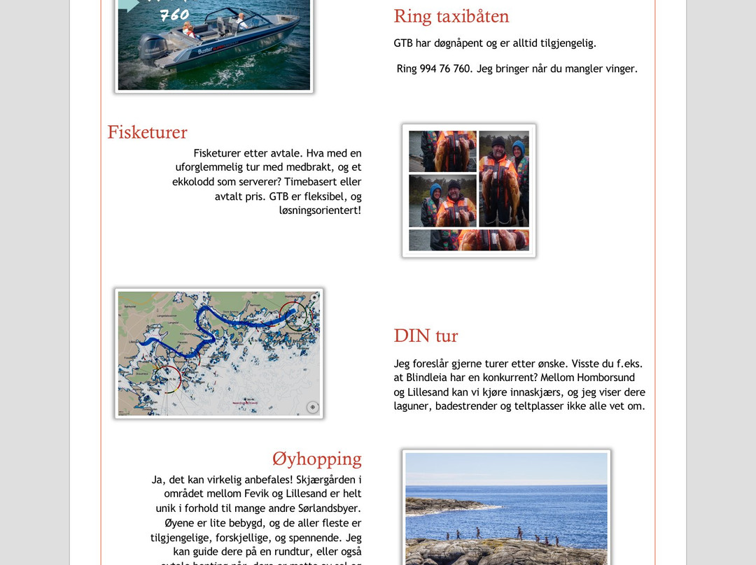 Grimstad Taxiboat-Grimstad必去景点
