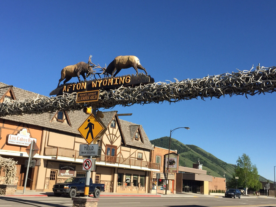 World's Largest Elkhorn Arch-Afton必去景点