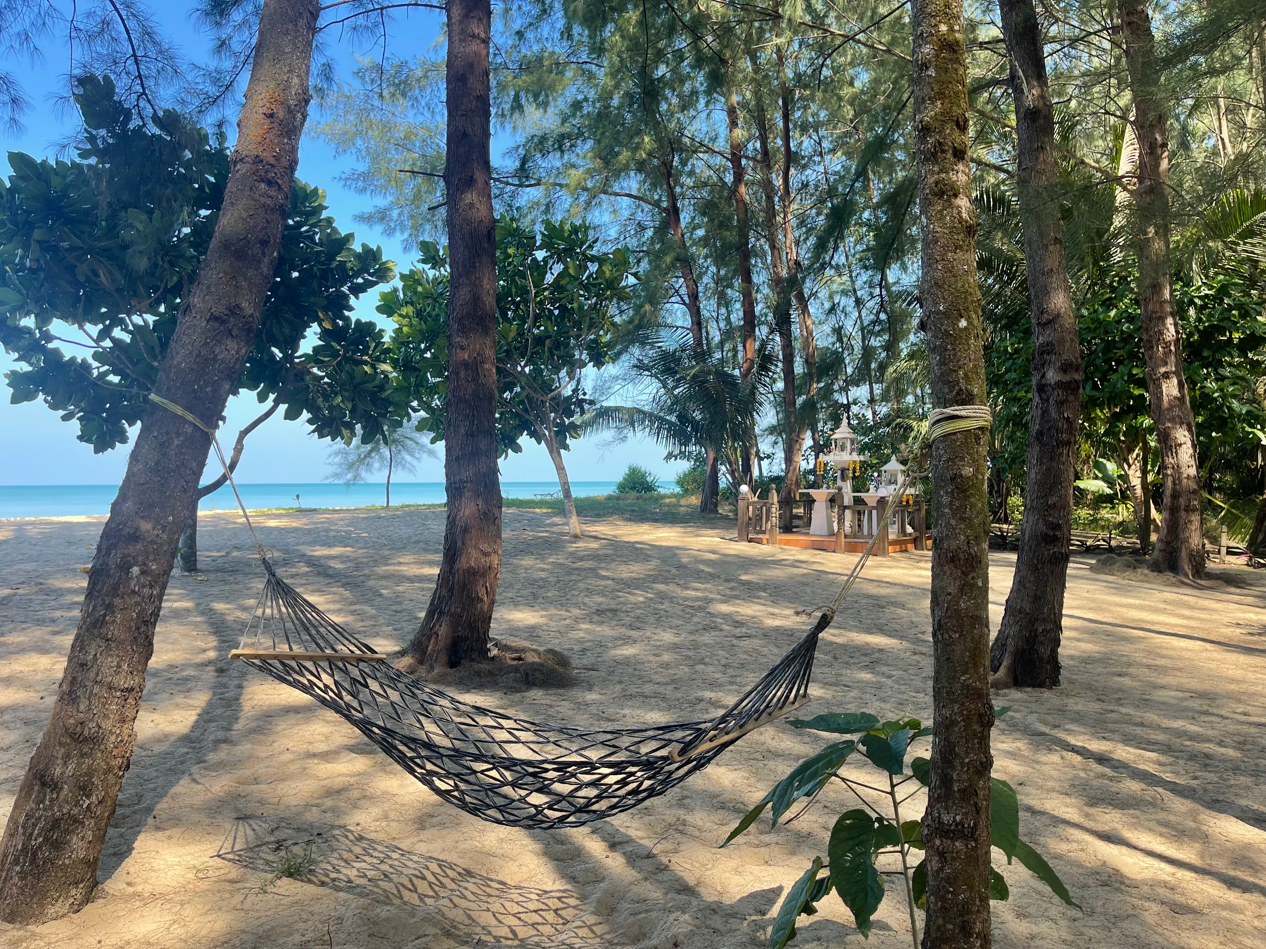 Hapla Beach Cottage-泳池