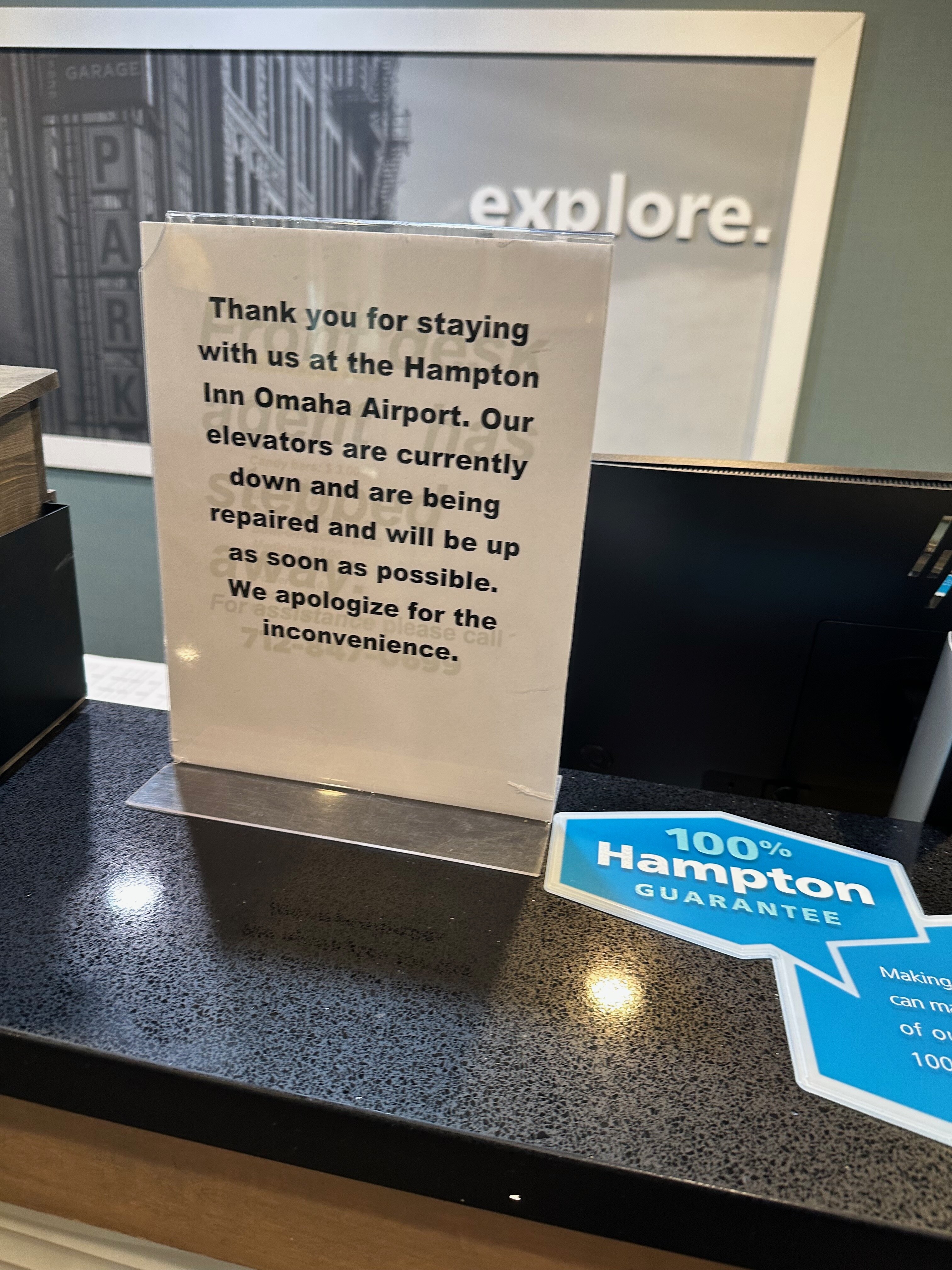 Hampton Inn Omaha Airport-浴室