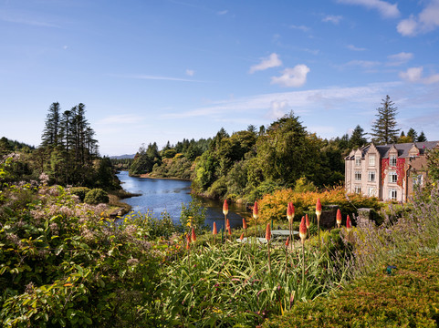 The Terrace at Ballynahinch Castle