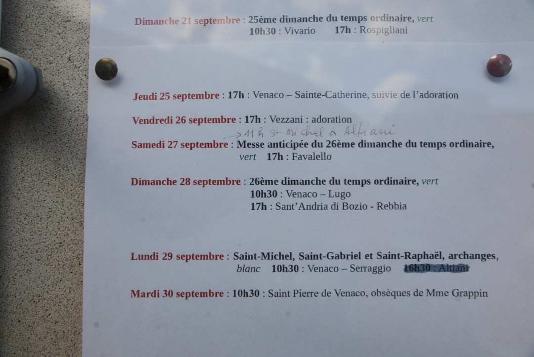 La chapelle Sainte-Catherine à Venaco-Venaco必去景点