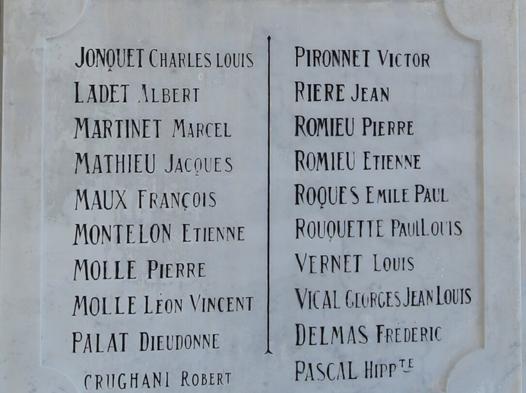 Monument aux Morts de Palavas-les-Flots-帕拉瓦莱弗洛必去景点