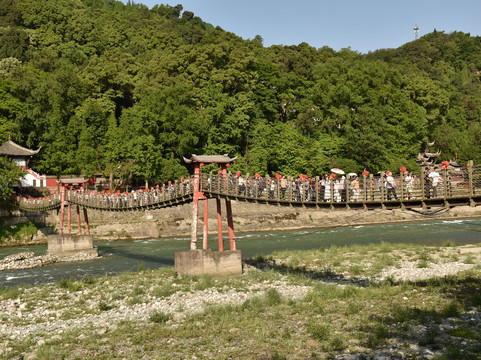 成都安澜桥-都江堰市必去景点
