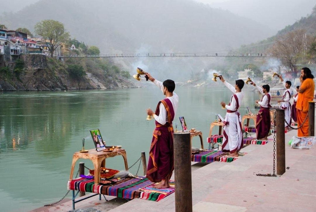 Outdoor Yoga Retreat Rishikesh India景点图片