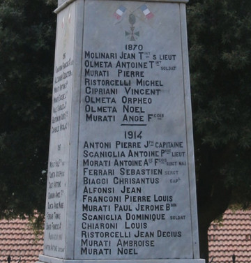 Monument aux Morts-Murato必去景点