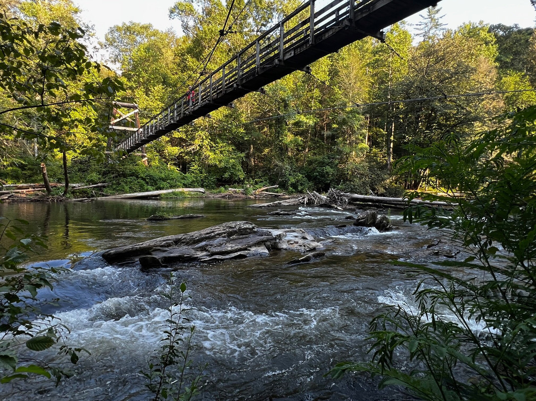 Toccoa River Swinging Bridge-蓝岭必去景点