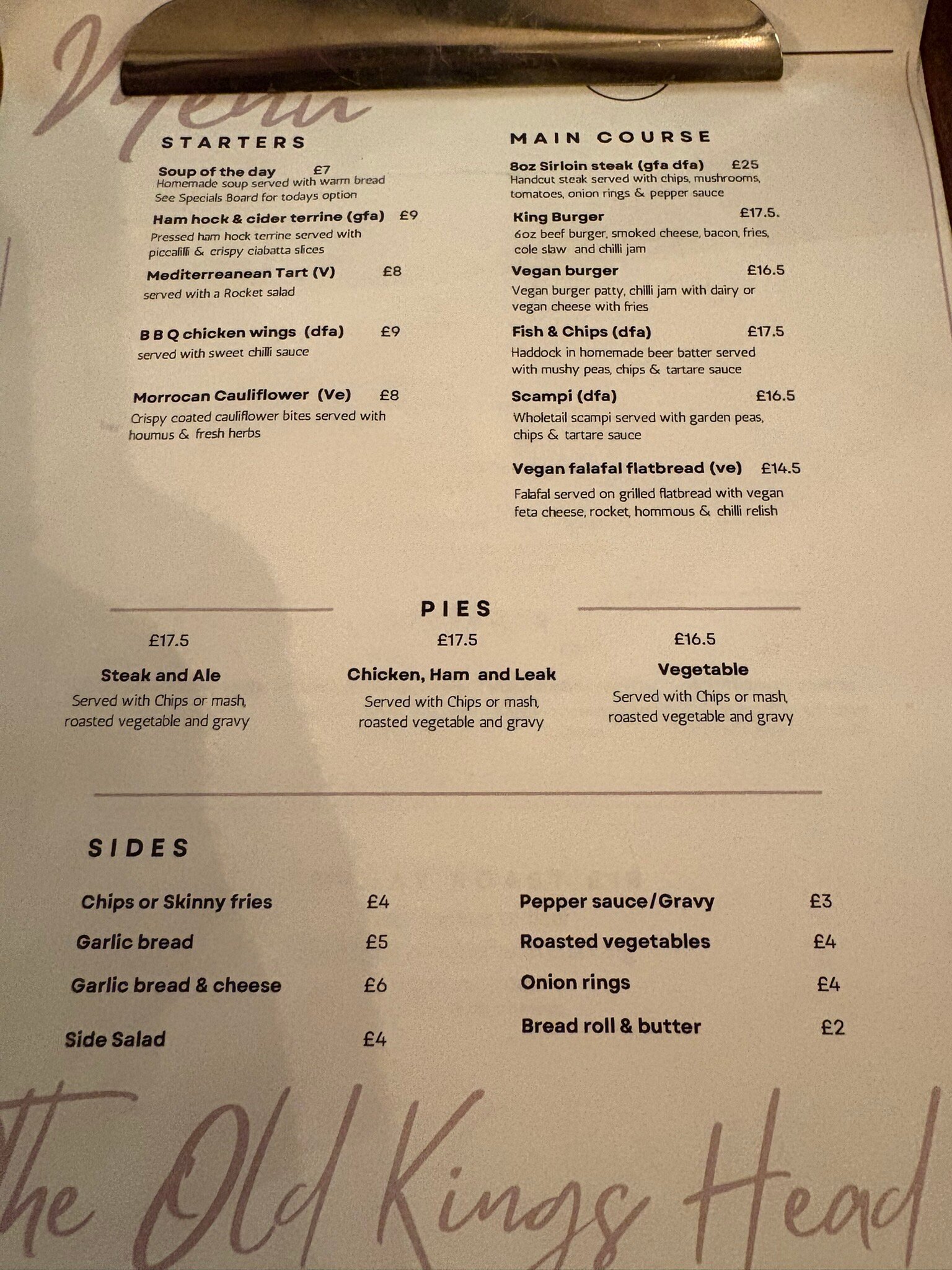 The Old Kings Head-官方