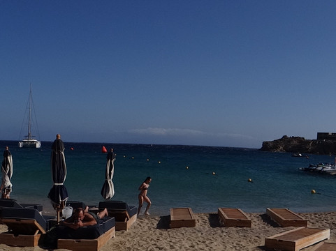 Superparadise Beach, Mykonos, Greece