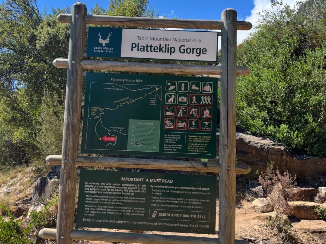 Platteklip Gorge-桌山国家公园必去景点