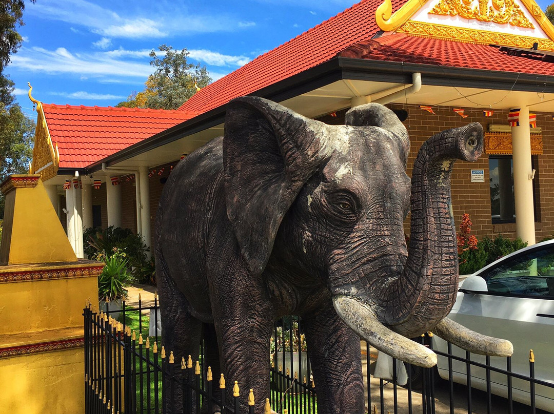 Wat Khemararangsi Temple, Canberra.-Hawker必去景点